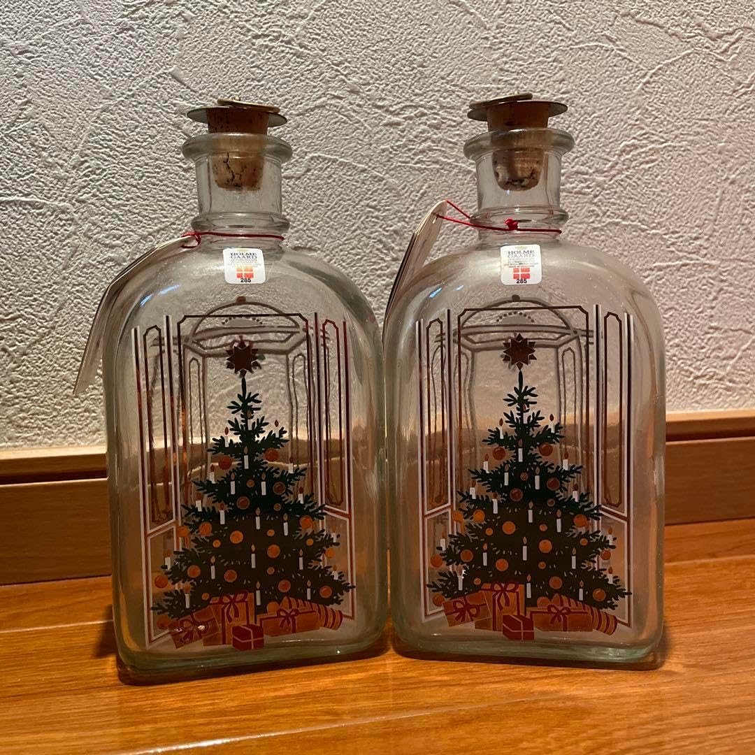 ホルムガード クリスマスボトル 1985 2本セット HOLMEGAARD X'mas