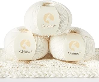 Gisimo 100% Inner Mongolian Cashmere Yarn Luxurious Hand Knitting Yarn Home Necessity for DIY Crafts