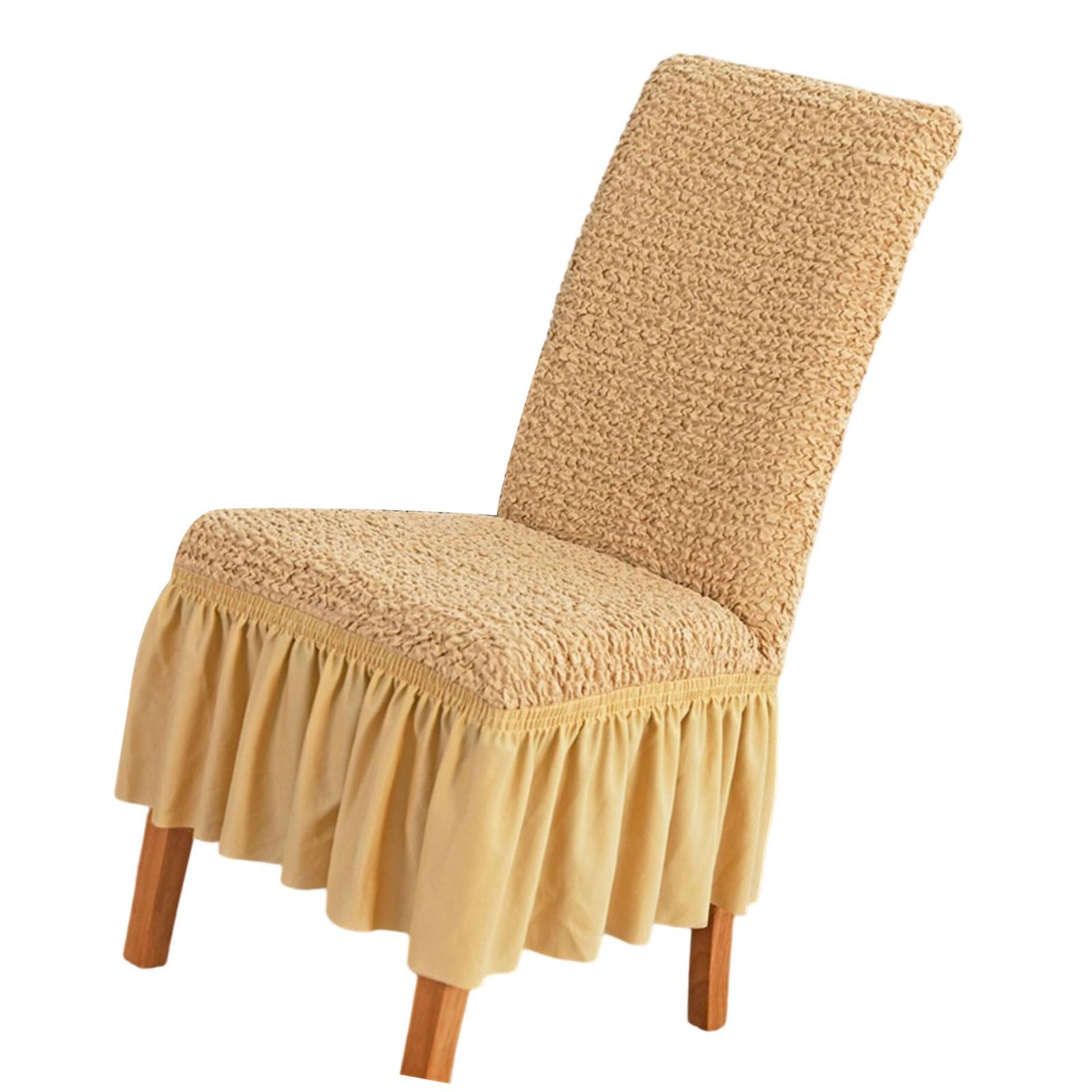 Msioytog Flexible Chair Covers with Snugly Fit, Chair Slipcovers for Protecting Against Stain and Wear Removable Stretch Covers