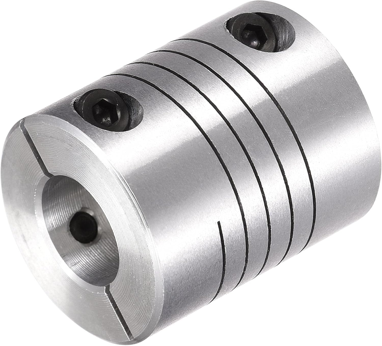 uxcell 2PCS Motor Shaft 8mm to 12mm Helical Beam Coupler Coupling 25mm Dia 30mm Length