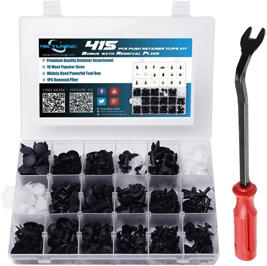 Strumento Manuale Riparazioni Set Pistola Per Rivetti In Plastica 41 Pezzi Con 40 Rivetti Strumento Manuale 329402 - Foto 8