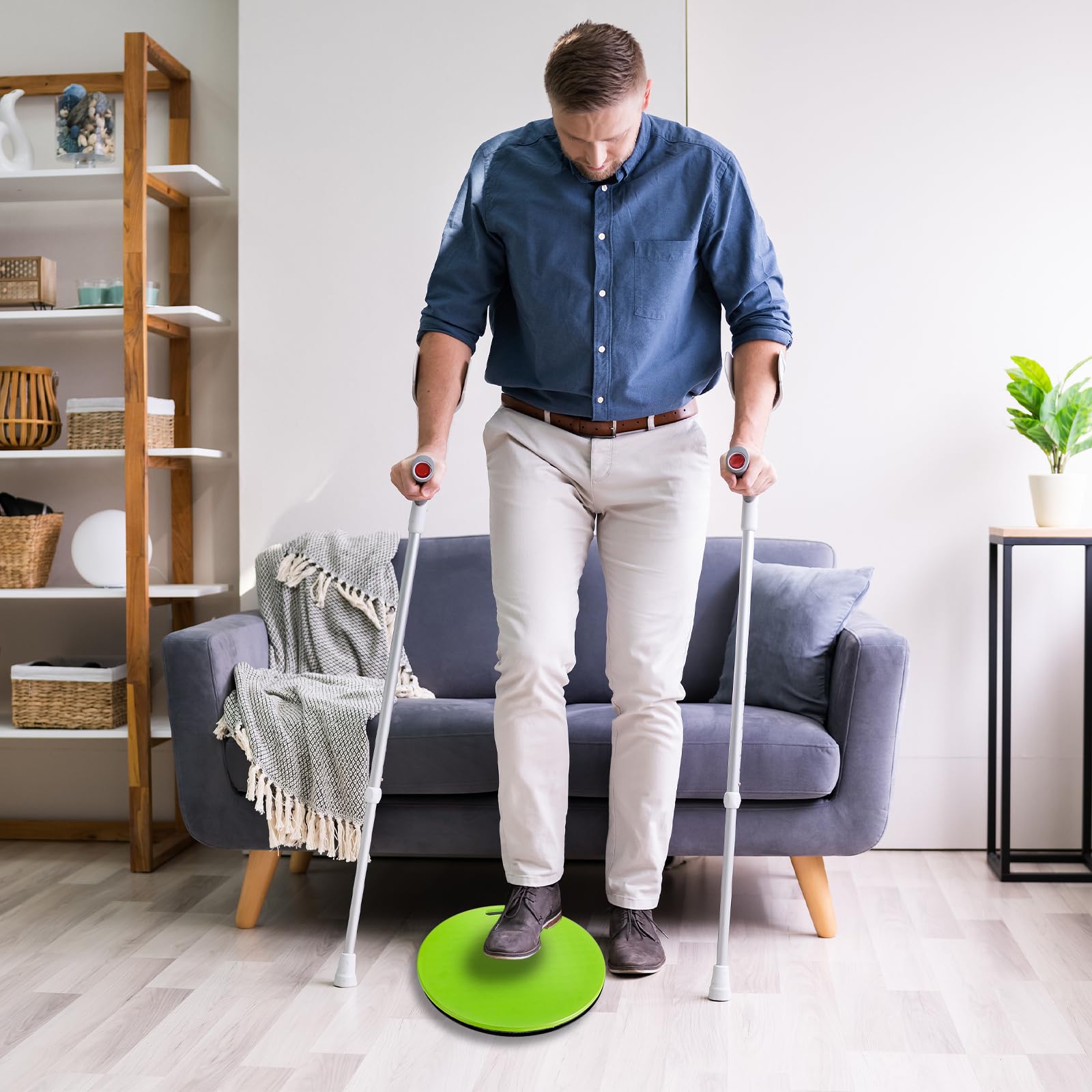 Tabla de Transferencia, Disco de Transferencia de 39 cm con Orificio para Ayuda de Movilidad Ayuda de Transferencias para Pacientes Mayores y Discapacitados con Capacidad de Carga de 150 kg