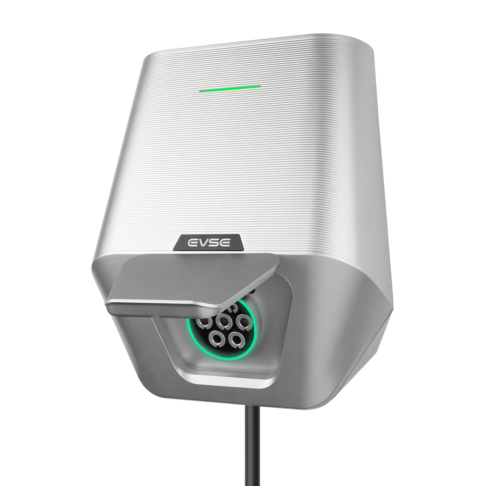 Teskee Wallbox tipo 2 monofase 7,4 kW Home EV stazione di ricarica per veicoli elettrici e auto ibride, cavo esterno 1 m, corrente regolabile 16 A/24 A/32 A