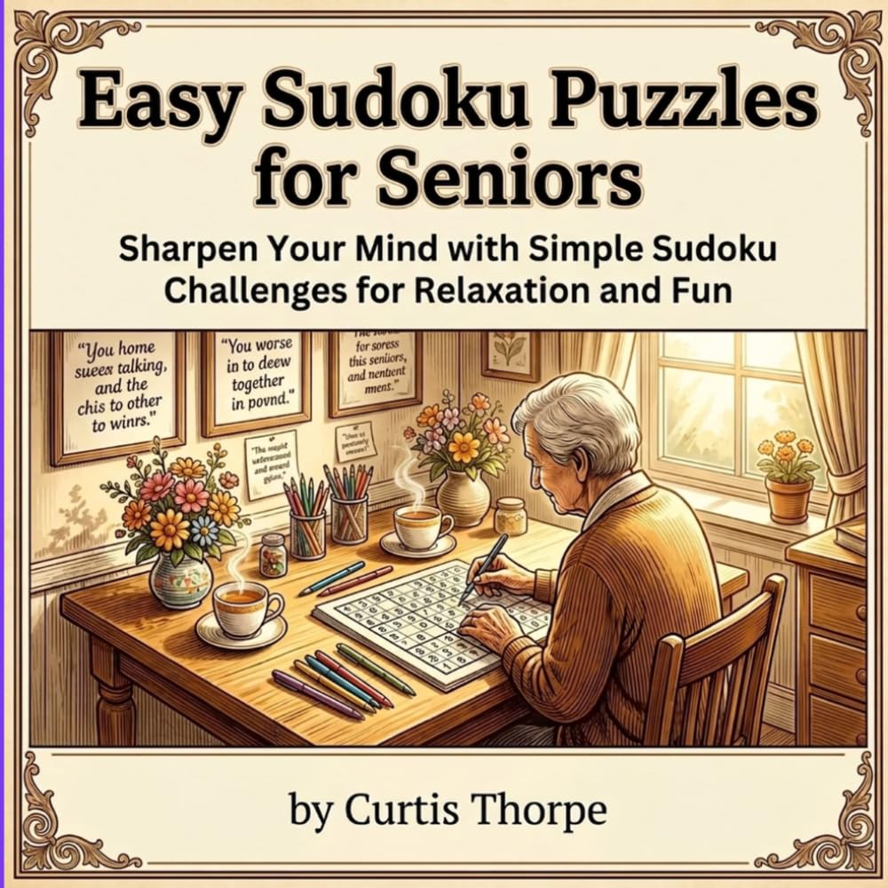 Easy Sudoku Puzzles for Seniors: Sharpen Your Mind with Simple Sudoku Challenges for Relaxation and Fun