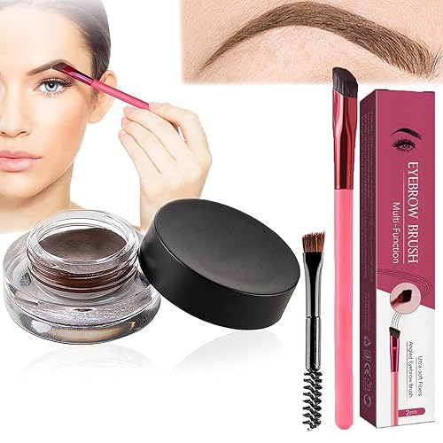 Miniatura 1 de Cepillo para sello de cejas 4D cepillo realista para cejas cepillo para trazos de pelo de cejas cepillo realista para cejas cepillo de cejas en