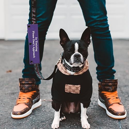 Miniatura 5 de Correa de entrenamiento para perro en entrenamiento Please Don't Approach Dog Strap Wrap Parche de distanciamiento social para perro (en