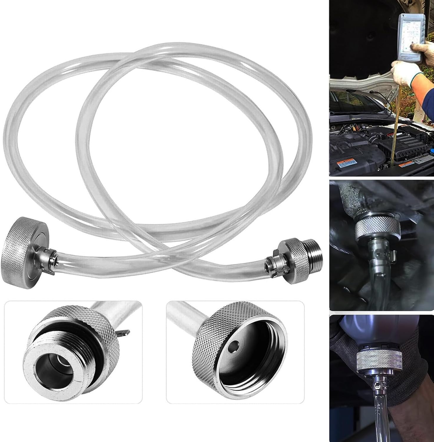 Oil Filling Hose Compatible with VAG DSG,Replace for VAS 6262A Gearbox Oil Change Kit with Oil Change Adapter,Gearbox Oil Filling Hose Change Adaptor Compatible with VAG DSG.