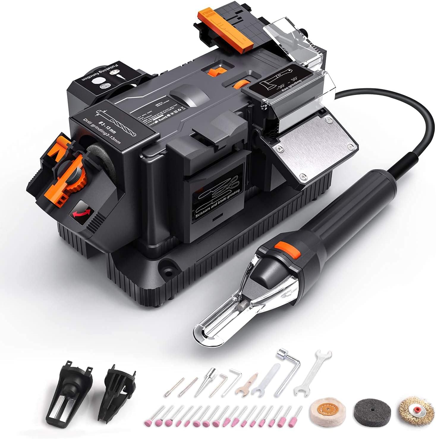 DSF MBG01A Multifunctional Bench Grinder with accessories