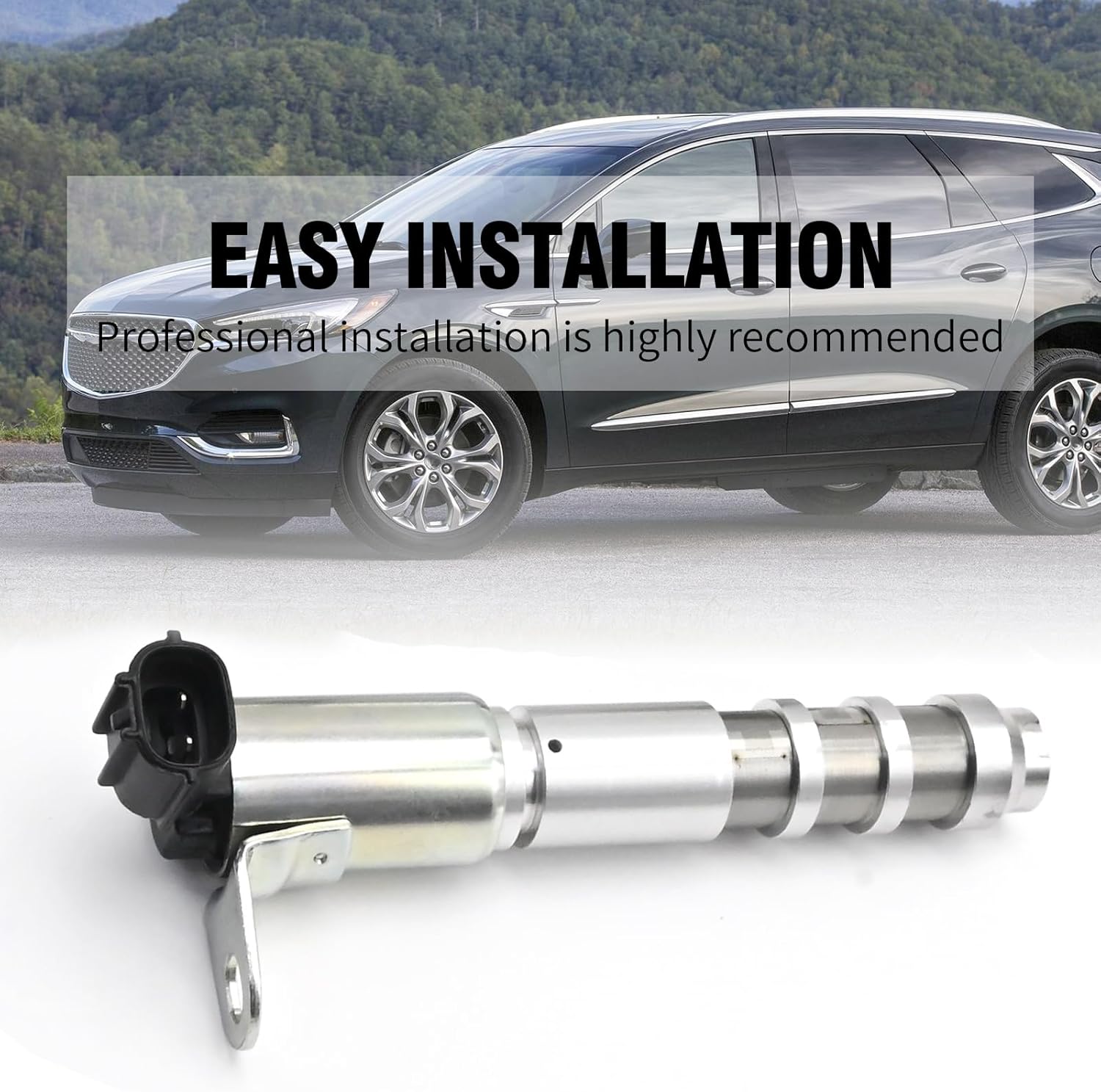 Hoypeyfiy 12636175 VVT Valve Variable Timing Solenoid, Replacement for Buick Enclave LaCrosse 3.0L 3.6L 2004-2018 Replacement for Cadillac CTS SRX 3.6 L 2004-2018, Replaces TS1013 (4)