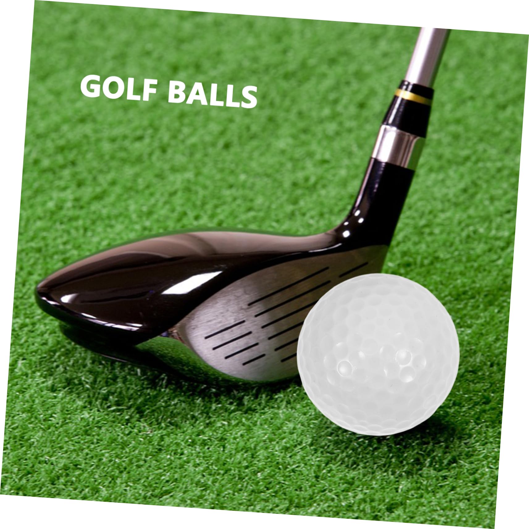 10 Piezas de Práctica de Golf de Doble Unidades Ligeras y Duraderas para Interior para Principiantes y Entrenamiento de Putting
