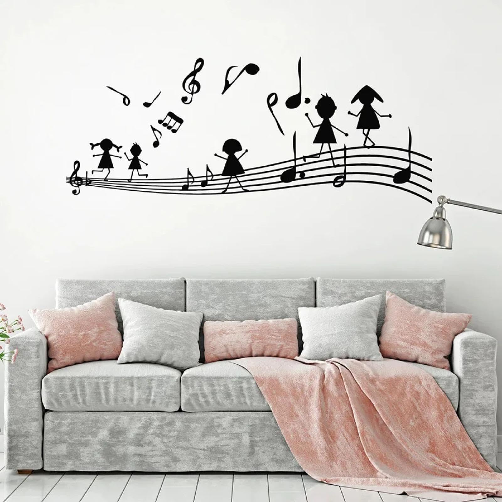 Music Notes, Notes, wall Stickers, Music Keys, Bedroom interiors, Window Stickers, Creative Art, murals