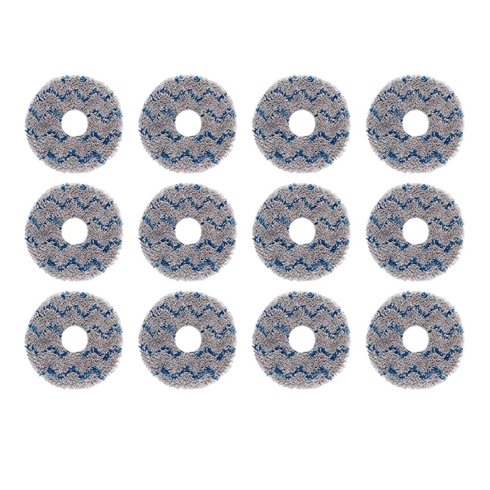 IGDBDKAGEVD Mop Accessories ，Compatible For Dreame ，X10/X30/L10/S10 Robot Vacuum Cleaners, And W10/MOVA P10 Mop Cloths(12pcs A)