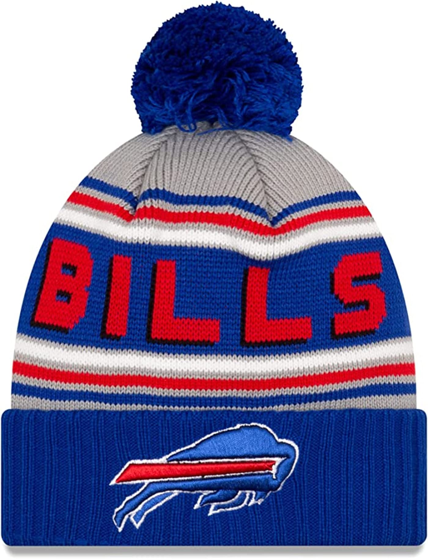 New EraAuthentic Collection Bills Buffalo Sideline Bisons Cold Weather Cuffed Knit Beanie Skully Cap Hat One Size Fit Most