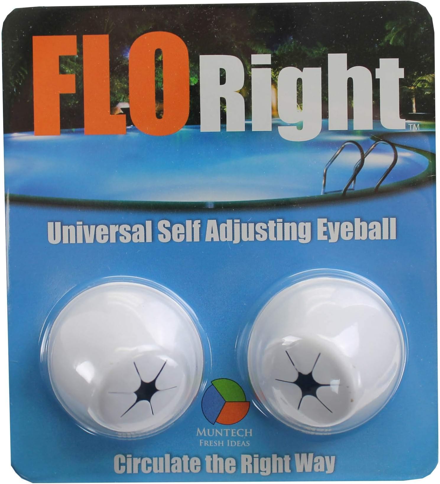 FLORight Swimming Pool Universal Self Adjusting Eyeball Replacement Circulation
