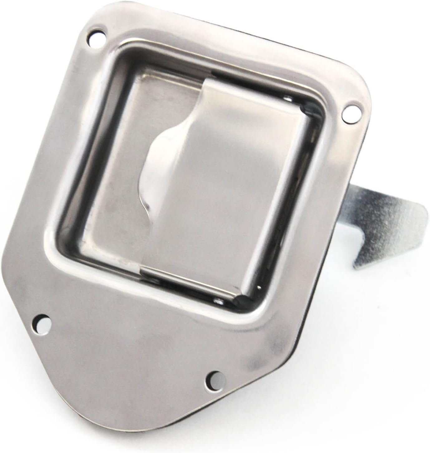 Red Hound Auto Stainless Door Trailer Toolbox RV Handle Latch 4-3/8 Inches x 3-1/4 Inches Paddle Heavy Duty
