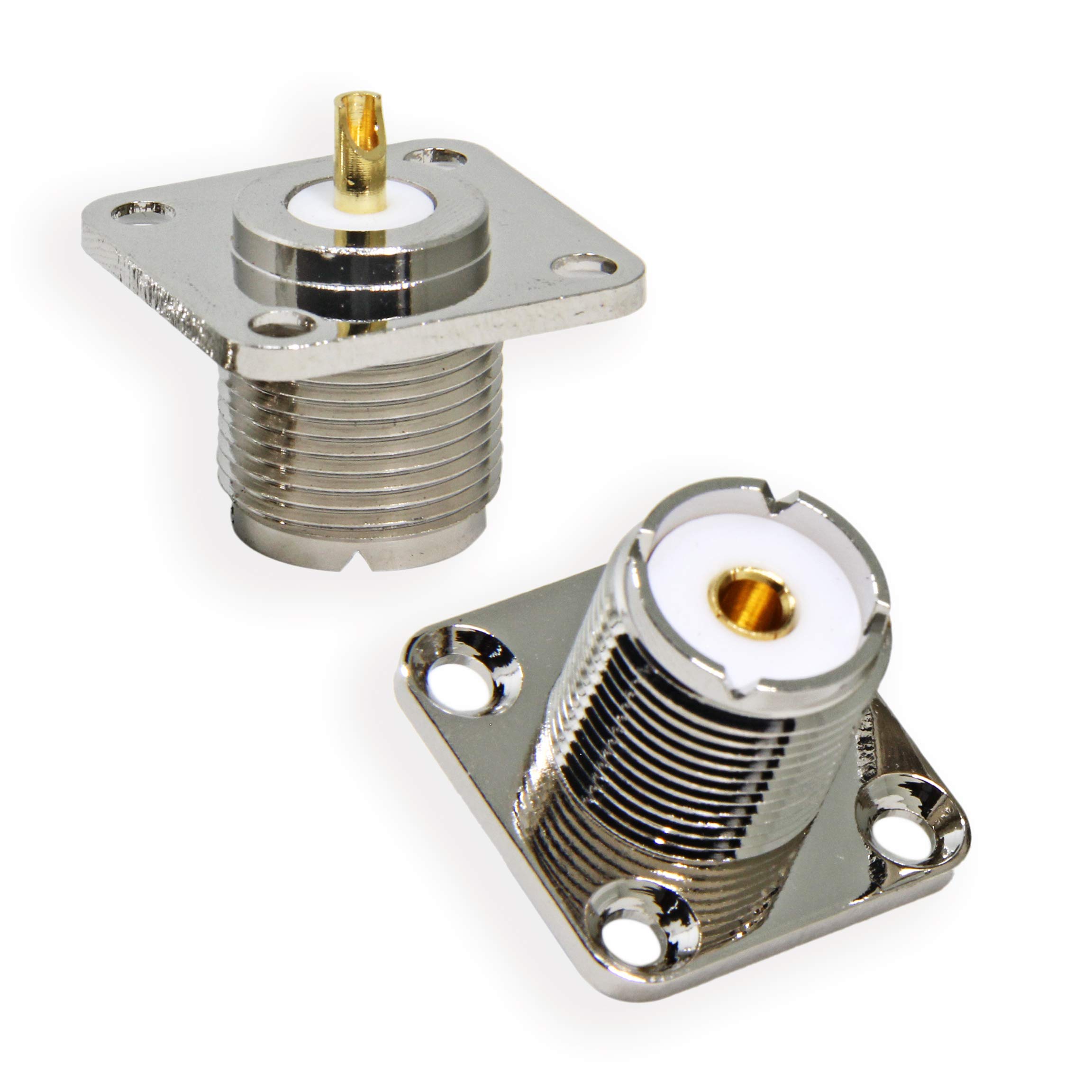 Amazon.com: SO239 Chassis Mount, 10 Pack UHF Female PL259 Jack 4 