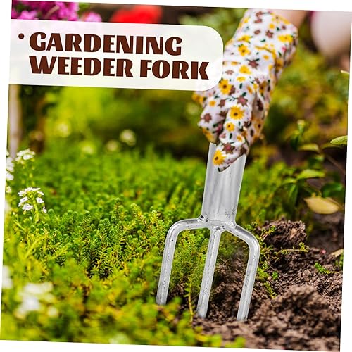 Miniatura 4 de Kisangel Tenedor de hierro Suministros de pesca Jardinería Escardadora Pera Pesca aparejos de pesca Tostado Tenedor para quemador de troncos