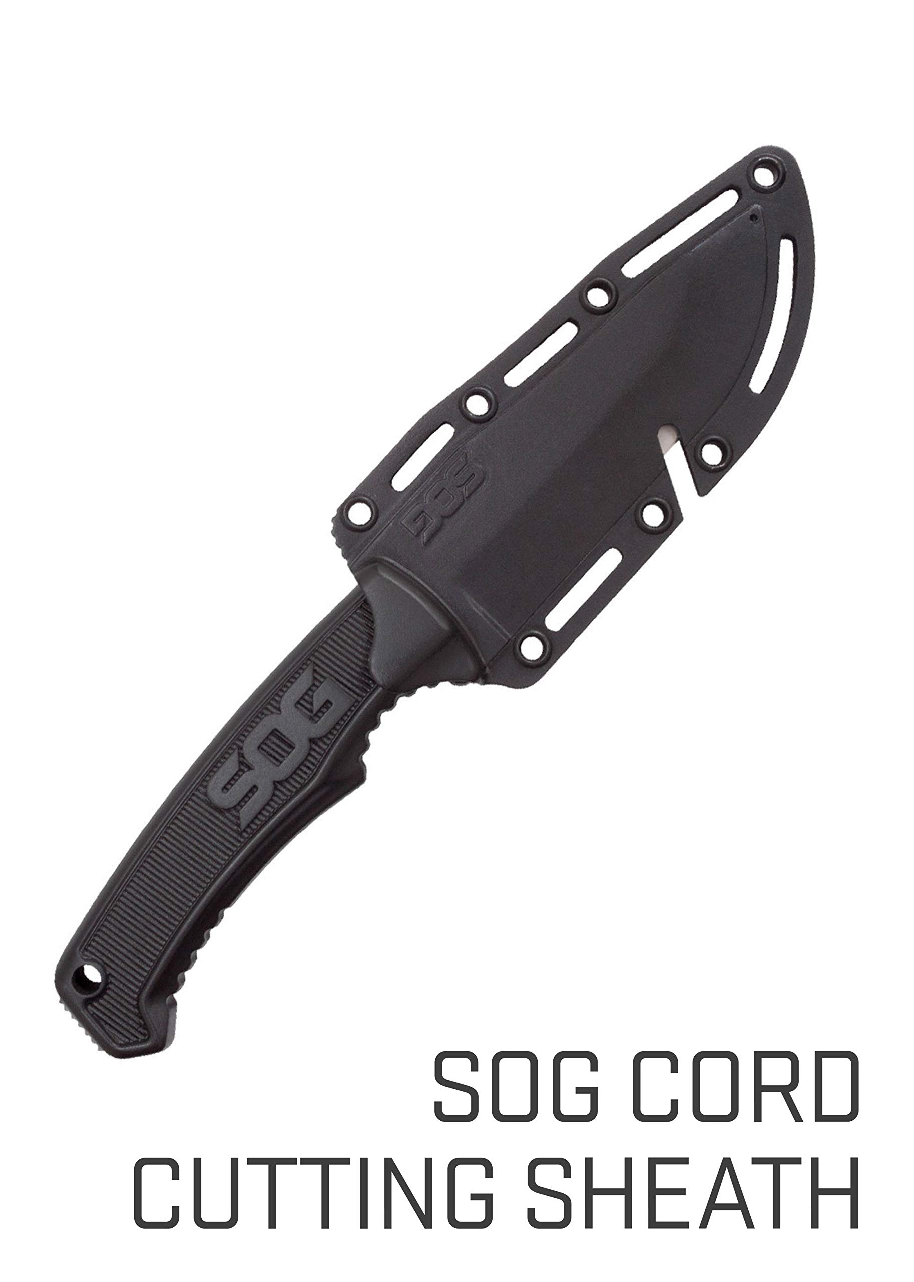 SOG Survival Knife with Sheath Field Knife Fixed Blade Knives 4 Inch