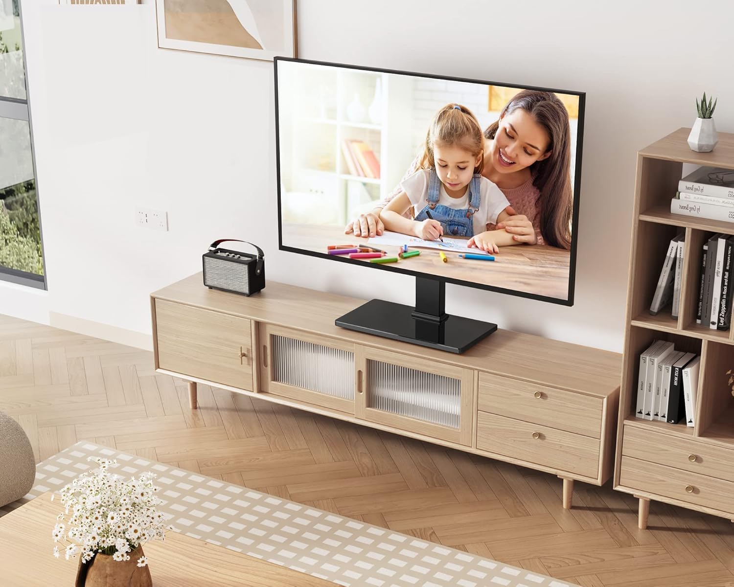 Amazon.com: FITUEYES Universal TV Mount Stand Table Top TV Stand