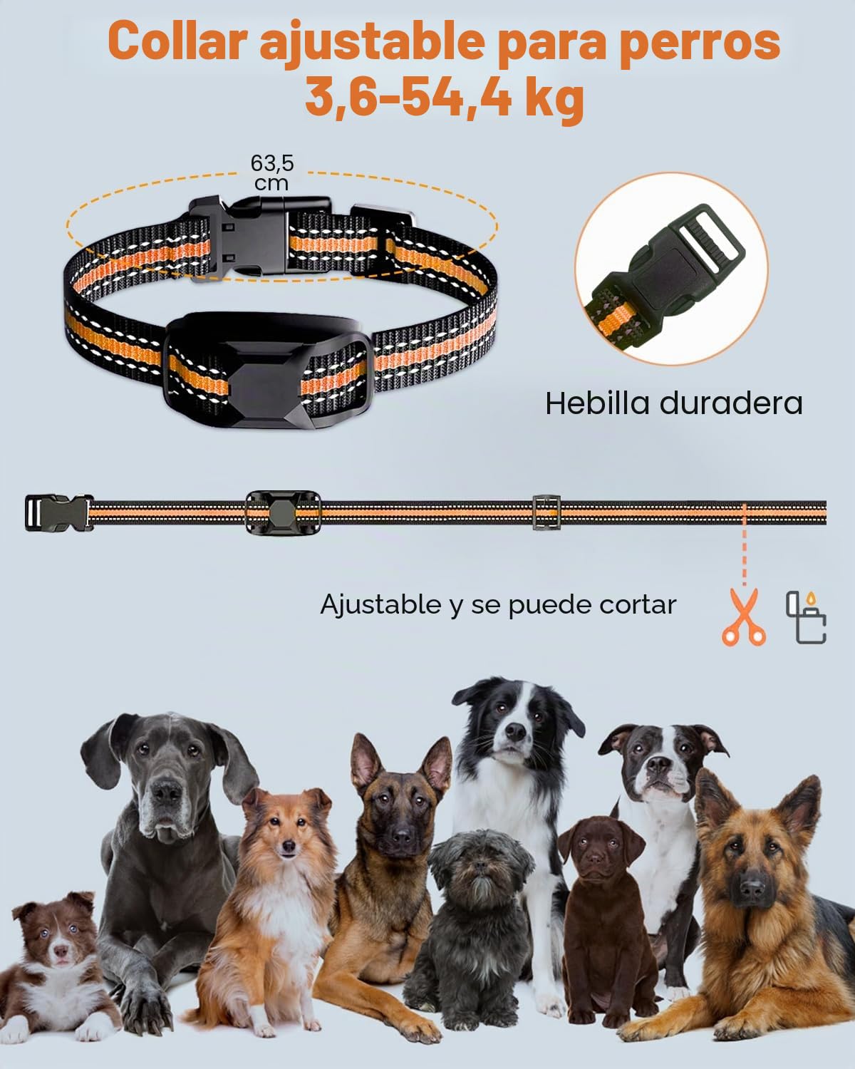 Collar de Adiestramiento para Perros, Alcance de 2600m, Cumple con la Ley de Bienestar Animal 2024, 3 Modos: Sonido/Vibración/Boost Vibración, para Perros de Todos los Tamaños | Manual en español