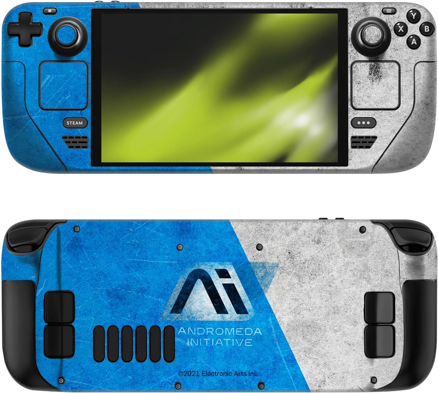 Head Case Designs Officially Licensed EA Bioware Mass Effect Initiative Distressed Andromeda Graphics Vinyl Sticker Skin Decal Cover Compatible with Steam Deck OLED