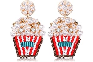 Popcorn Earrings: Festive and Fun for Your Ears