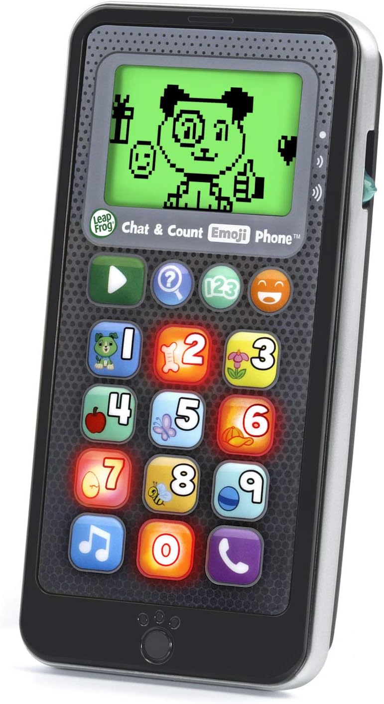 Chat and Count Emoji Phone, Black