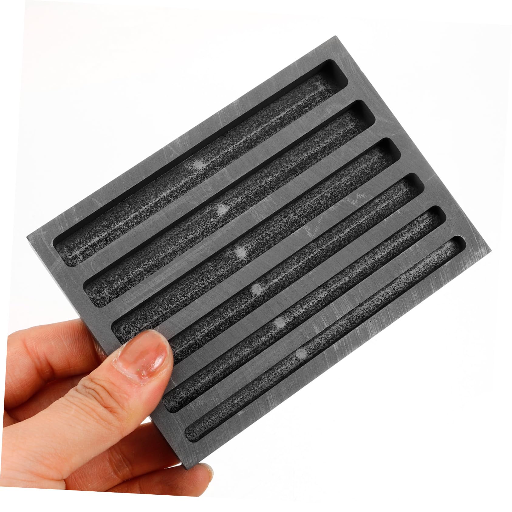 DOITOOL 5 Piezas Reutilizable Fundición de Metales Lingotes Plata Herramienta de Fundición Cobre Práctico y Duradero Proyectos de