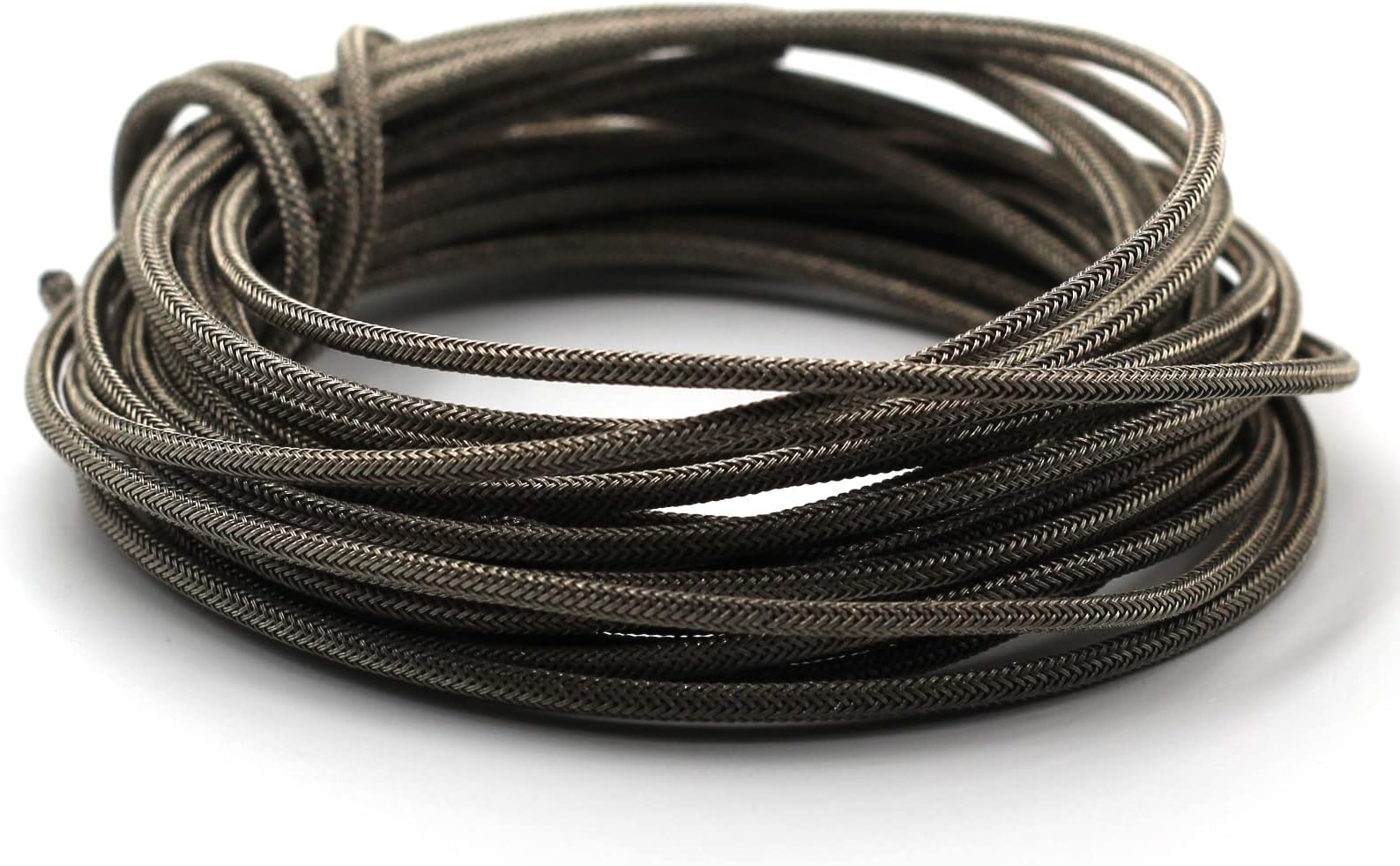 The Art of Tone Gavitt Shielded Braided Cloth Guitar Wire - Vintage-Style 22 AWG Stranded Wire, Push Back Cloth, 12 feet