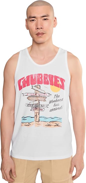 Chubbies The Fork in The Road Non Pocket Graphic Tank