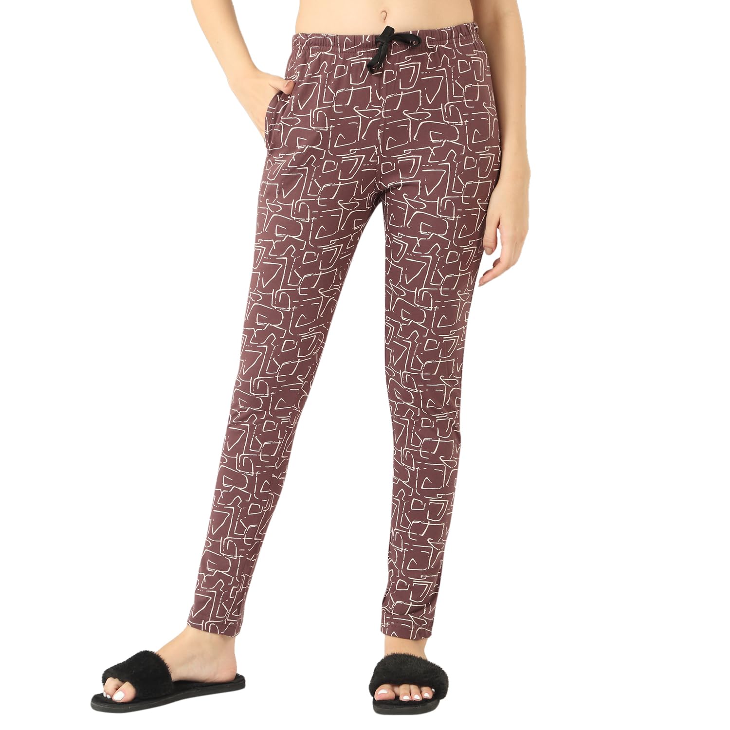 Sweet Dreams Women's Abstract Printed Pyjama