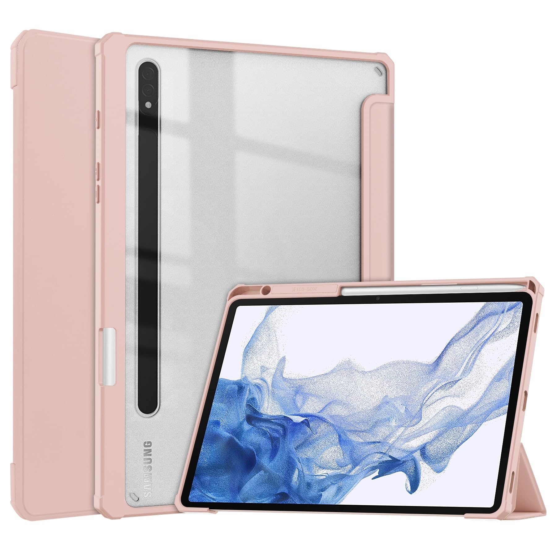 Étui Galaxy Tab S8 S7 11 antichoc transparent contre les rayures - 7