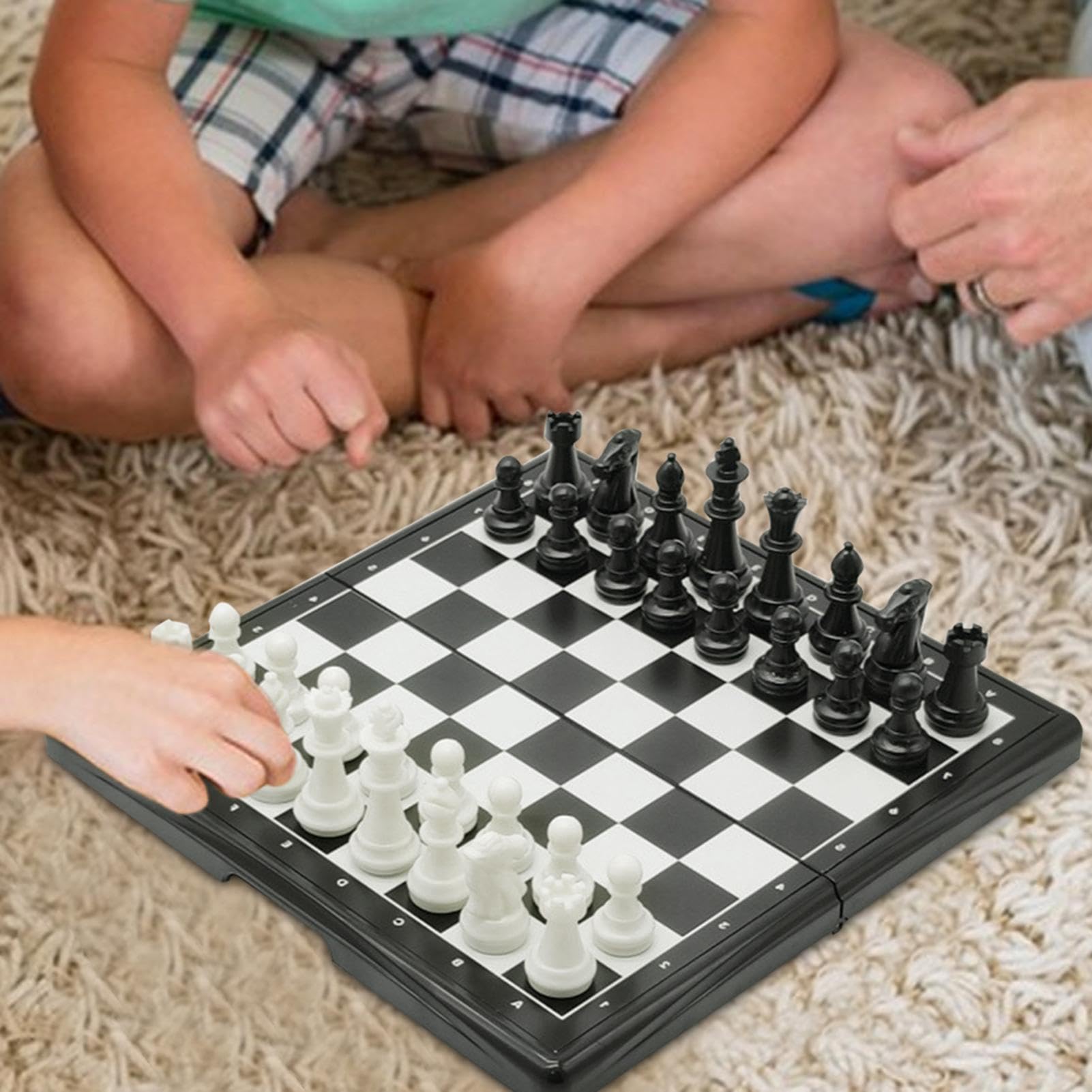 VGEBY jeu de société magnétique Jeu d'échecs magnétique, compétences logiques interactives et VGEBY jeu de société magnétique Jeu d'échecs magnétique, compétences logiques interactives et