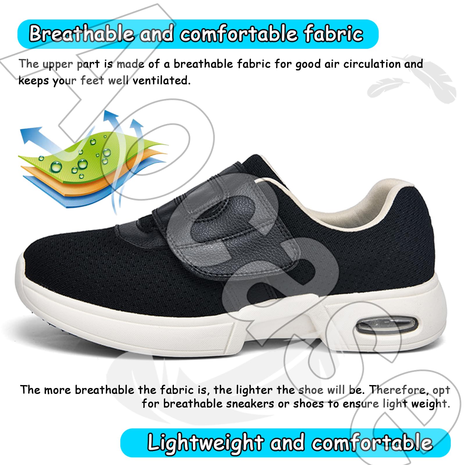 Zapatos Juanetes Mujer DiabéTicos para Caminar pies lesionados y hinchados Zapatillas diabéticas Vendaje Zapatos diabéticos,Beige,41 EU
