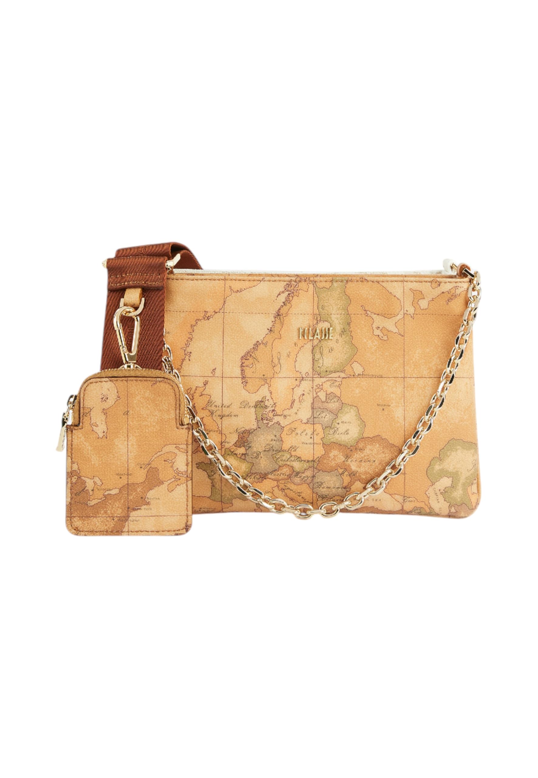 Alviero Martini Borsa A Tracolla Doppia Geo Classic CE0486000 Beige
