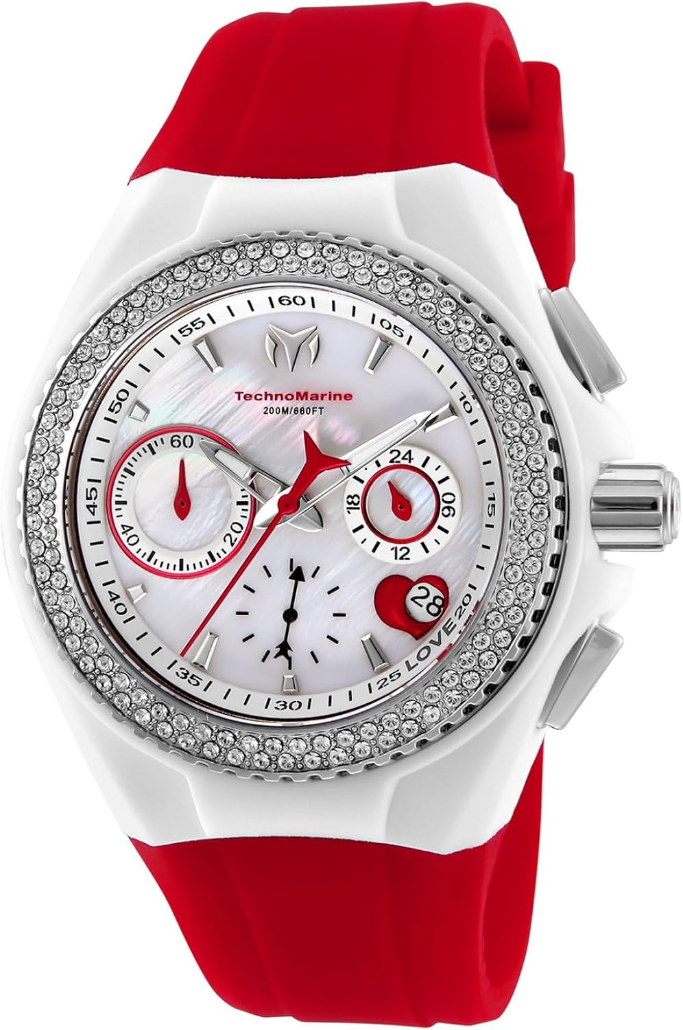 Technomarine Women's TM-117001 Cruise Analog Display Quartz Red Watch Set