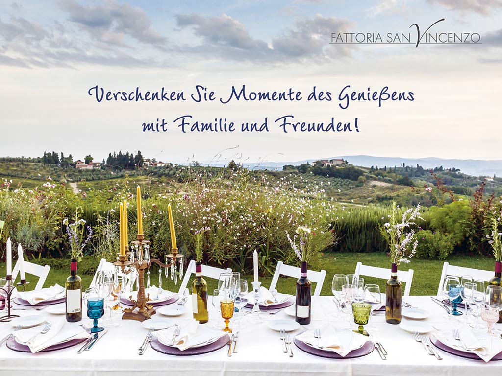 Präsentkorb Grande Festa Italien Feinkost Geschenk für Männer und Frauen zu Weihnachten I Geschenkkorb Geschenkbox mit Wein, Olivenöl und Spezialitäten aus der italienischen Gourmet-Küche