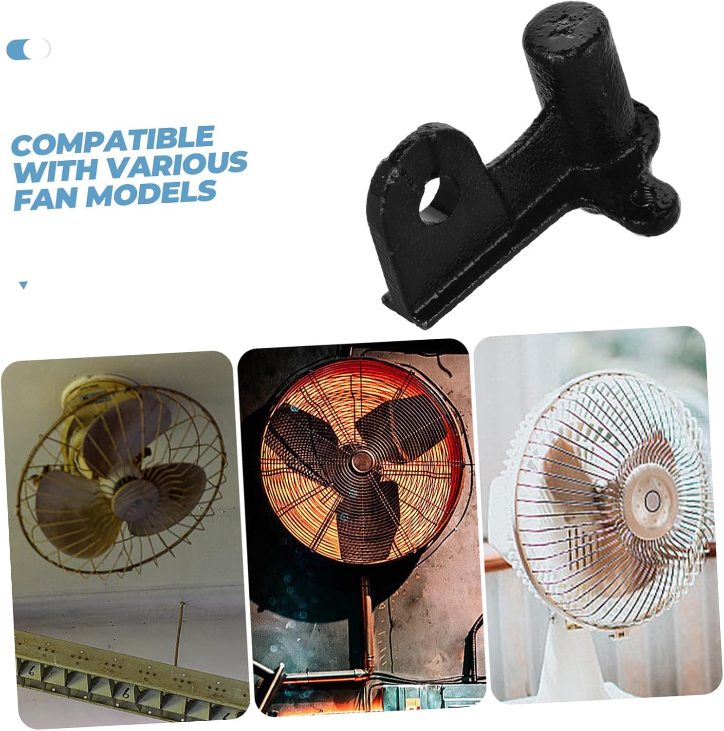 SOLUSTRE Metal Fan Motor Bracket Industrial Grade Wall Mounting Bracket for Ceiling Fans Sturdy and Easy to Install