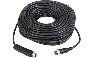 Extend Your Vision: 50Ft 15M Cable for Car Rearview Cameras