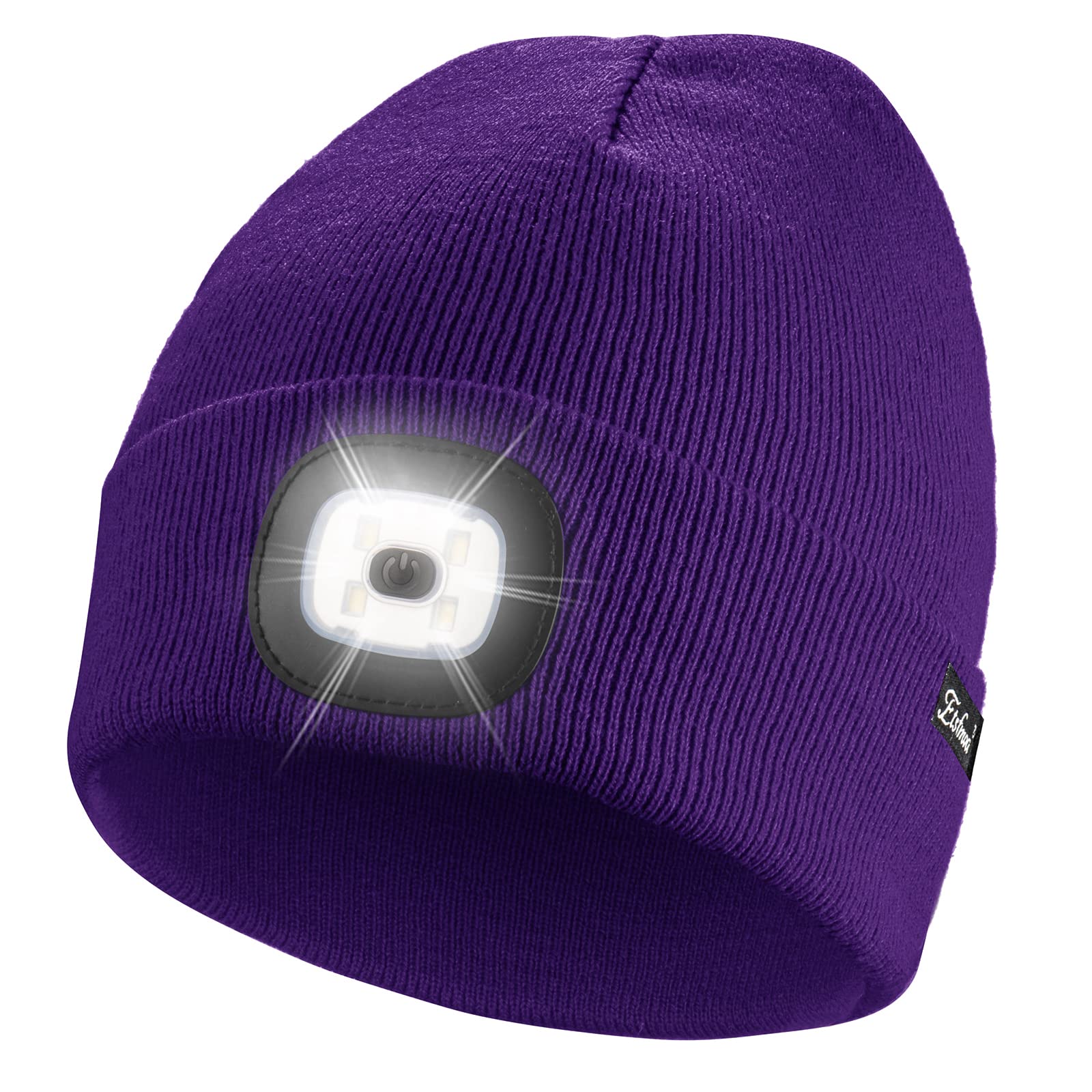 Etsfmoa Unisex Beanie with The Light, Gifts for Men Dad Father Winter Caps