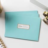 Avery Printable Address Labels, 1" x 2-5/8", Matte White with Gold Border, 300 Blank Mailing Labels (06529) – view 4