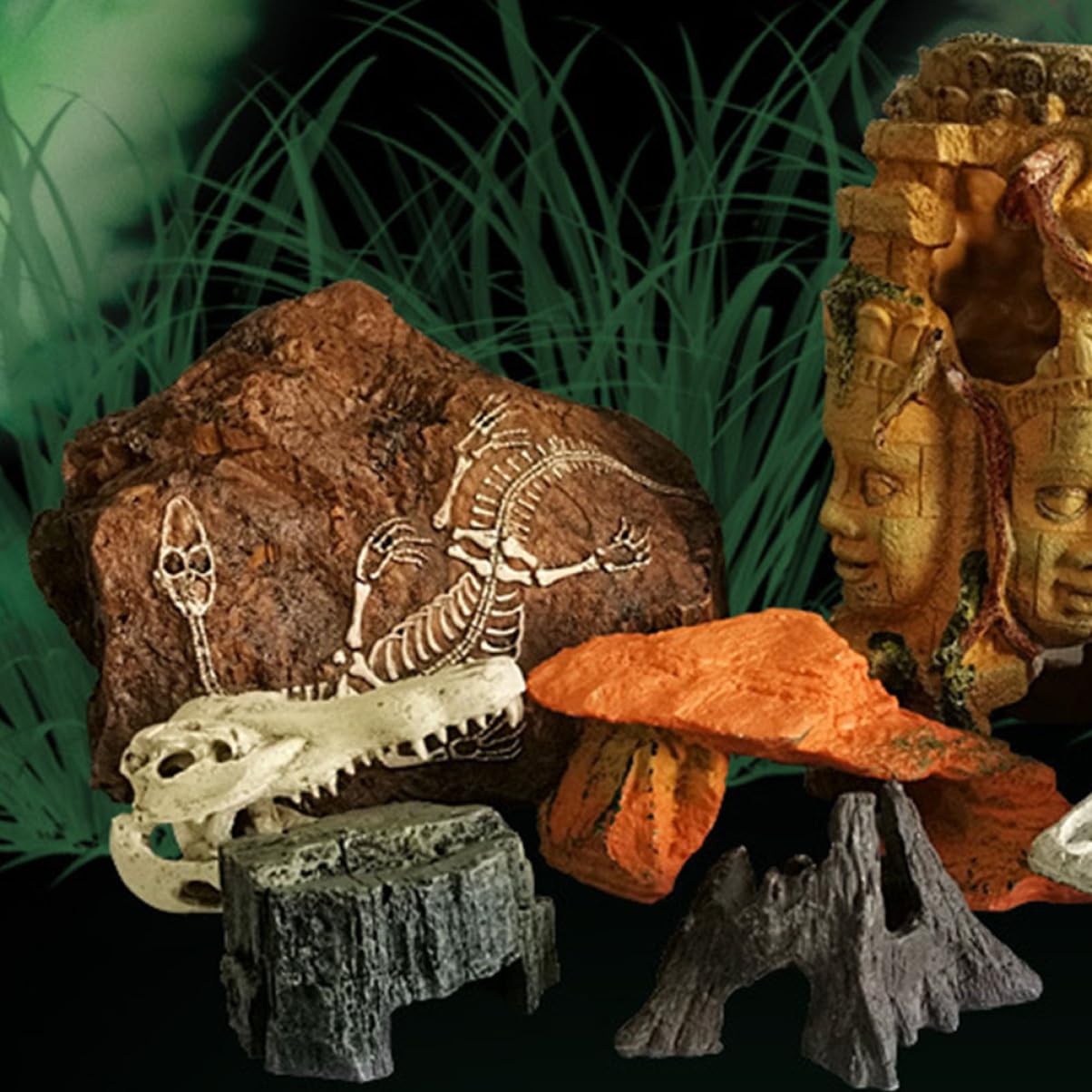 Toddmomy 1pezzi Decorazione Per Acquario in Resina Grotta Nascosta Per Acquario Accessori Per Nascondiglio Per Decorazioni Realistiche Per