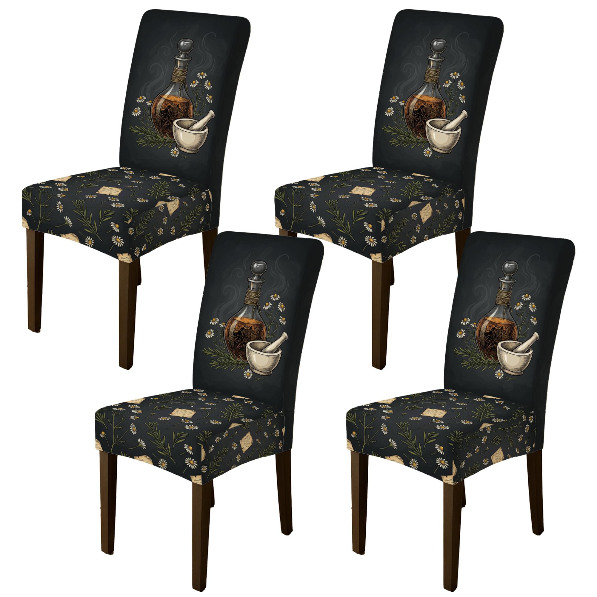 Housse de chaise marguerites botaniques : sublimez votre décoration de table d'automne