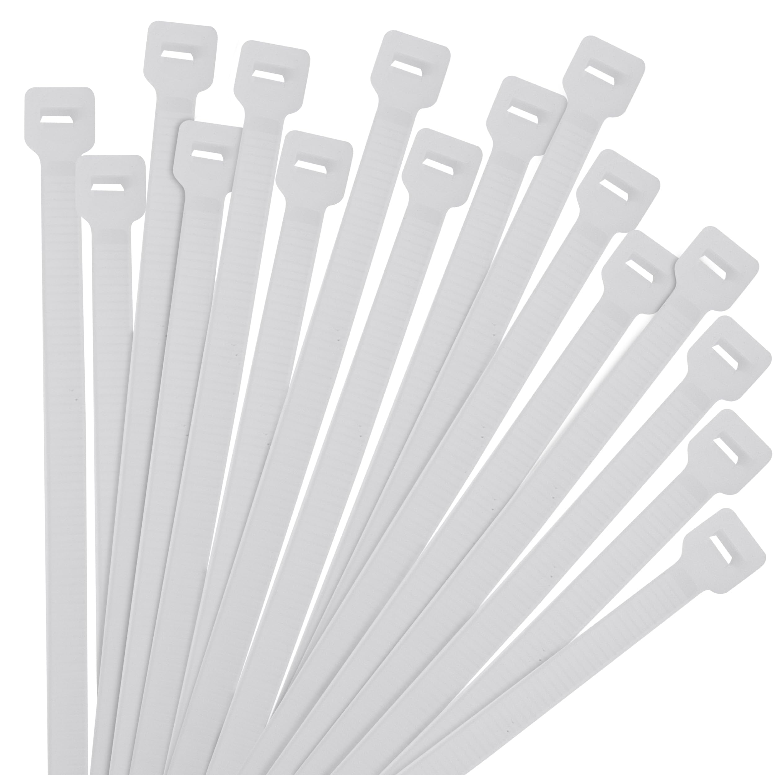 Cambridge ZipIts Cable Ties 1000 Pieces 11-in 75 Lb Tensile Strength Standard Duty, Self Locking Zip Ties, Natural, Nylon 6/6, UL Listed, Industrial Strength Premium Quality Wire Ties