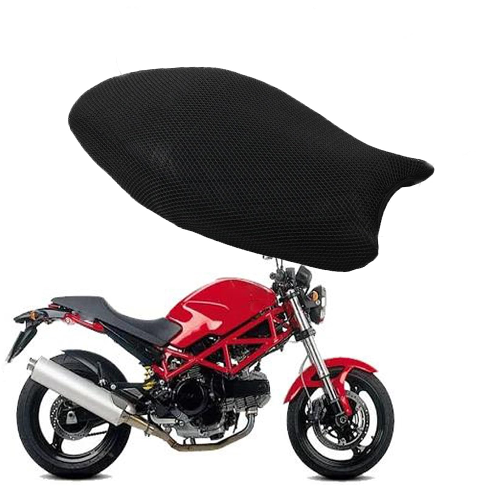Funda de asiento para Ducati Monster 696 795 796 y 1100 modelos 2008 a 2014 6