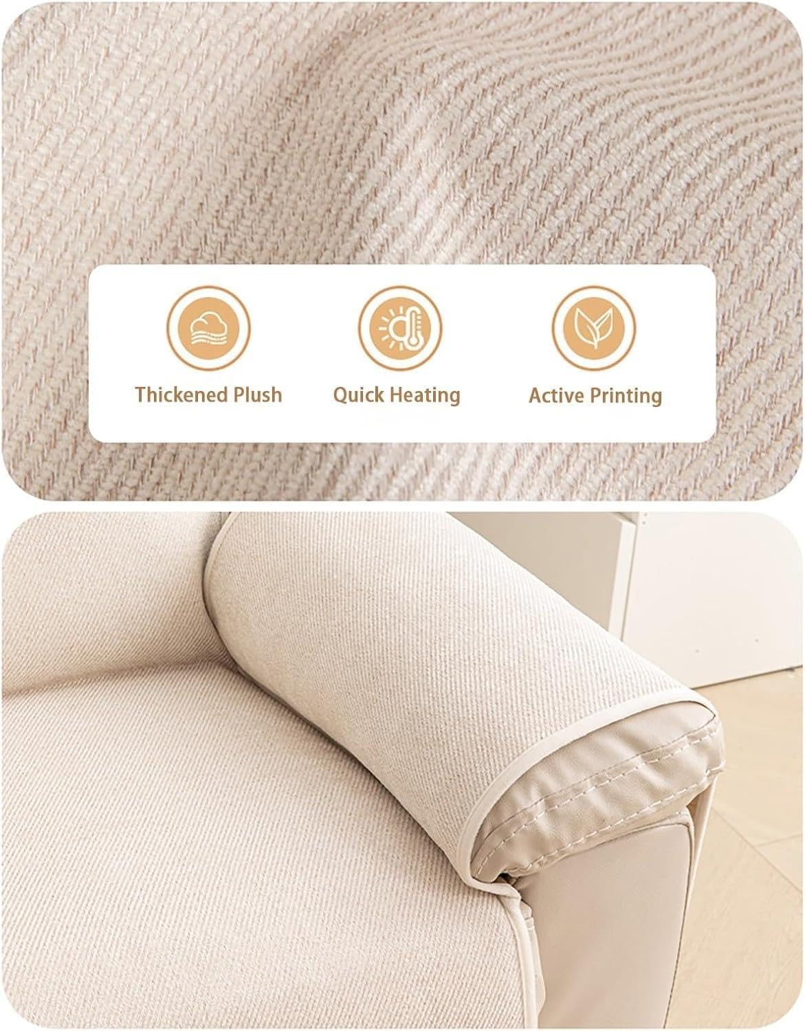 Funda Sillón 1 Plaza Antideslizante Lavable, Protector De Sofá Individual