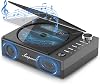 cd player portable leapwell portable cd player bluetooth with speaker portable cd player children small with remote control cd player anti-skip with headphones black
