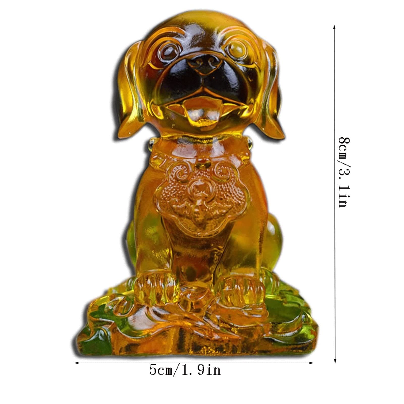 Amazon.co.jp: 銅像 風水像中国の干支犬動物工芸品の装飾品グッズ置物