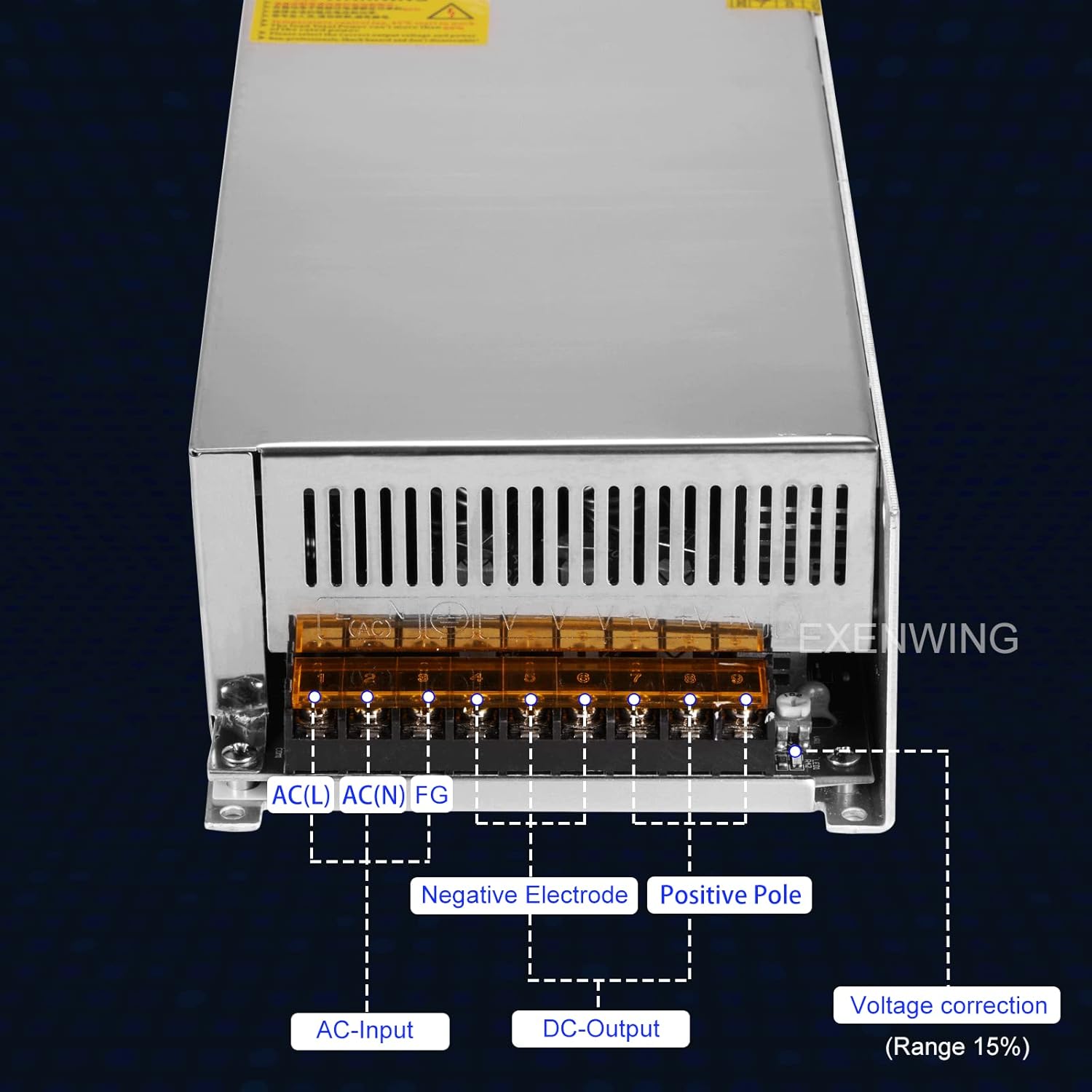 Switching Power Supply Adapter DC 12V 83Amp 1000Watt SMPS AC 110V / 220V to DC 12Volt Universal Voltage Regulated Transformer Converter LED Driver for LED Strip Lights 3D Printer CCTV Camera