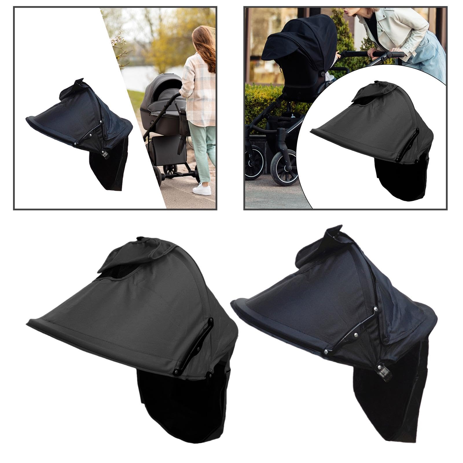 The STYLE SUTRA Baby Stroller Sunshade Cover for Outdoor Universal Adjustable Breathable|Baby | Strollers & Accessories | Covers, Canopies & Umbrellas|1 Stroller Sun Shade - Image 5 thumbnail
